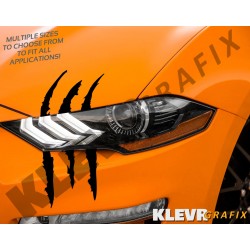 12" Claw Marks Headlight Scratch Scar Kit (Universal Application)